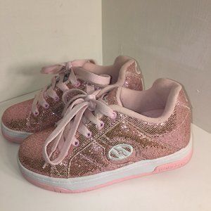 Girls size US 13 Pink Disco "Heelys"